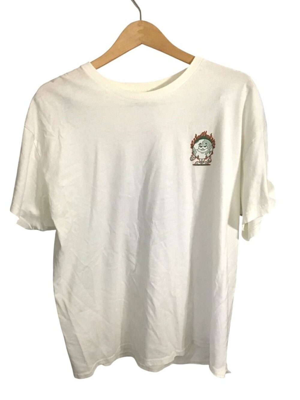 Endless Bummer Everythings Fine Graphic T-Shirt XL 100% Cotton White Short Sleev